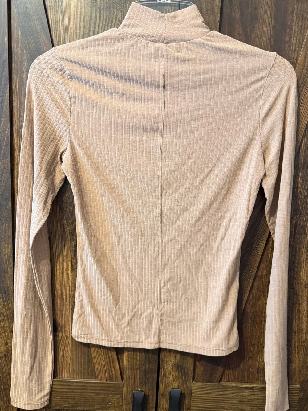 Alo Yoga Ribbed Mock Neck Long Sleeve Top